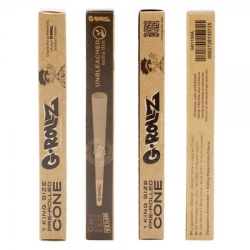 Bibułka skręcona G-ROLLZ KS CONES UNBLEACHED