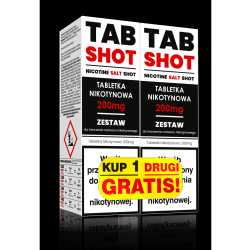 Tab Shot Baza Nicotine Salt 200 mg Duo Pack