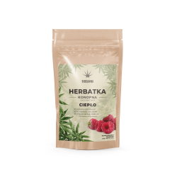 Herbata Konopna CIEPŁO 20g - Malina