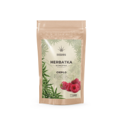 Herbata Konopna CIEPŁO 50g - Malina