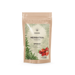 Herbata Konopna SPOKÓJ 50g - Truskawka & Melisa + L teanina