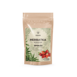 Herbata Konopna SPOKÓJ 20g - Truskawka & Melisa + L teanina