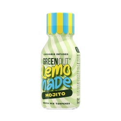 Shot konopny CBD Green Out® Lemonade, Mojito