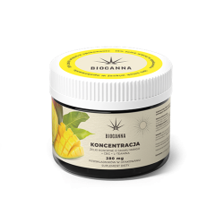Żelki konopne CBD Biocanna o smaku Mango + L-teanina 70g