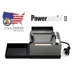 Powermatic II+ elektryczna tłokowa nabijarka do gilz / papierosów
